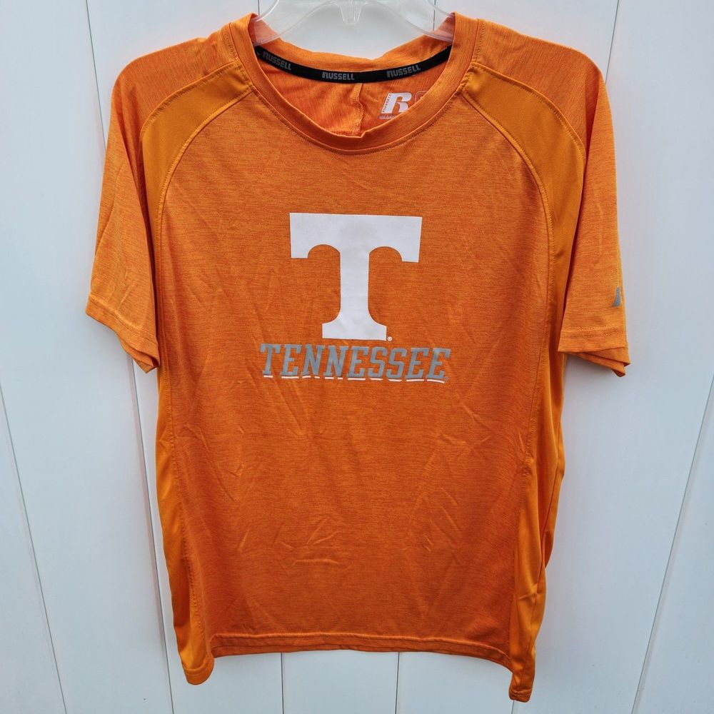 Russell Tennessee Univ Volunteers Orange Short Sleeve Tee Shirt Adult Medium